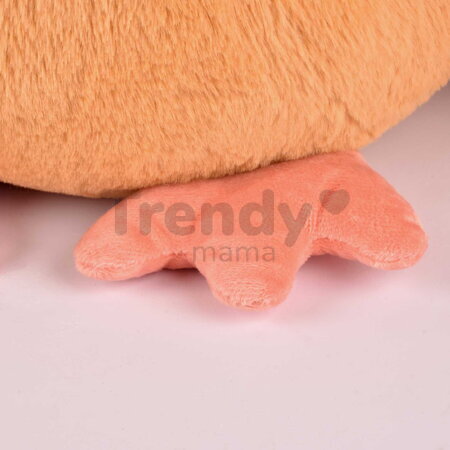 Plyšová sliepka Madame Poule XXL Histoire d’ Ours oranžová 50 cm od 0 mes