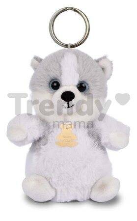 Plyšová kľúčenka psík husky The Soft Stretch Husky Key Ring Histoire d’ Ours sivá 12 cm HO3290
