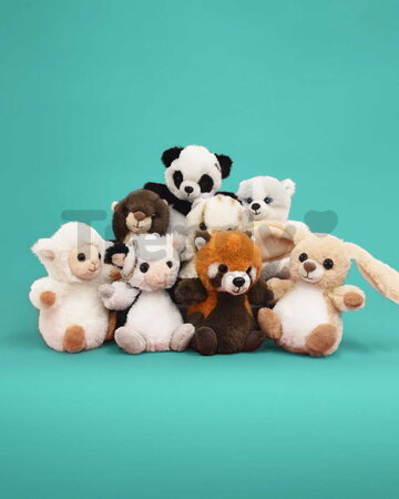 Plyšová kľúčenka panda červená The Soft Stretch Red Panda Key Ring Histoire d’ Ours hnedá 12 cm HO3291