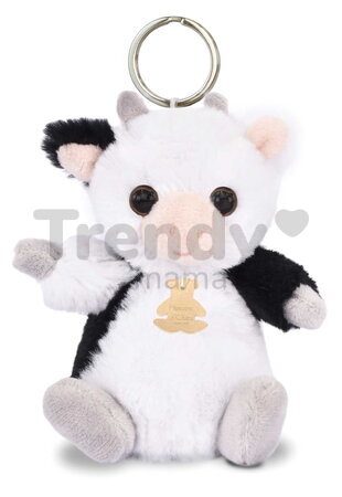Plyšová kľúčenka kravička The Soft Stretch Cow Key Ring Histoire d’ Ours čierno-biela 12 cm HO3294