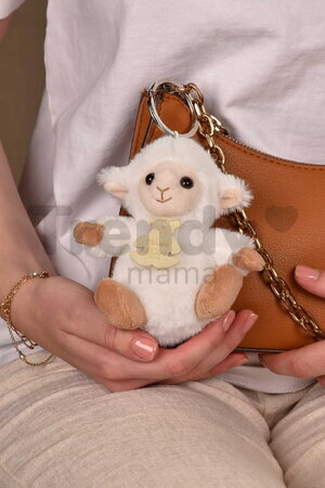 Plyšová kľúčenka ovečka The Soft Stretch Lamb Key Ring Histoire d’ Ours béžová 12 cm HO3296