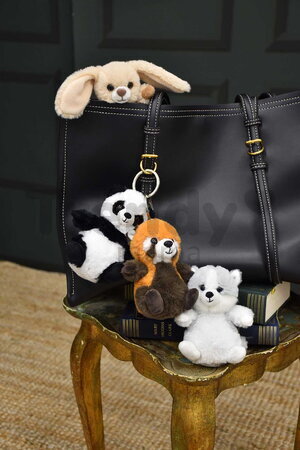 Plyšová kľúčenka panda červená The Soft Stretch Red Panda Key Ring Histoire d’ Ours hnedá 12 cm HO3291