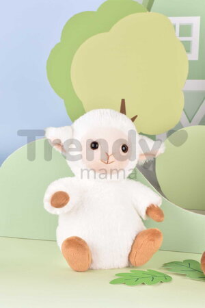 Plyšová ovečka The Soft Stretch Lamb Histoire d’ Ours biela 20 cm od 0 mes HO3300