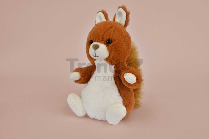 Plyšová veverička The Soft Stretch Squirrel Histoire d’ Ours oranžová 20 cm od 0 mes HO3301
