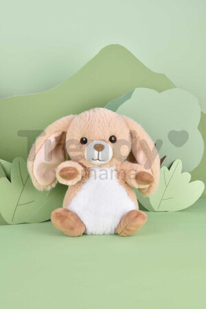 Plyšový zajačik The Soft Stretch Bunny Histoire d’ Ours hnedý 20 cm od 0 mes HO3302