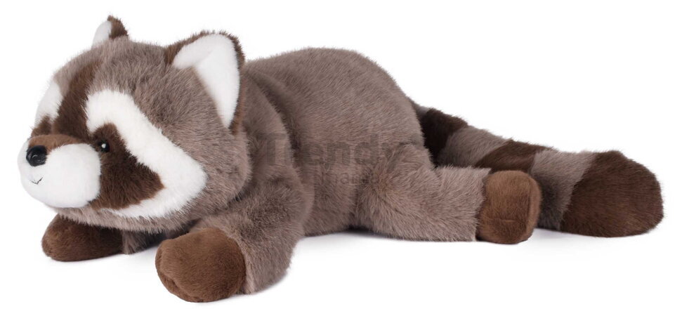 Plyšový medvedík čistotný s ťažkým bruškom Vasco Raccoon Les Explorateurs Histoire d’ Ours hnedý 32 cm od 0 mes HO3303
