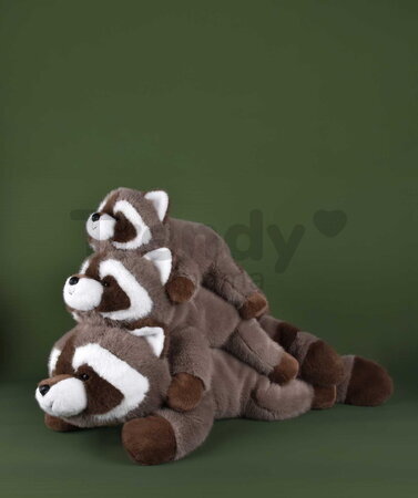 Plyšový medvedík čistotný s ťažkým bruškom Vasco Raccoon Les Explorateurs Histoire d’ Ours hnedý 32 cm od 0 mes HO3303