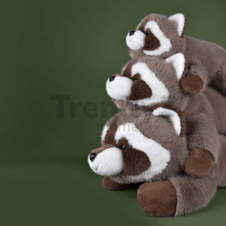 Plyšový medvedík čistotný s ťažkým bruškom Vasco Raccoon Les Explorateurs Histoire d’ Ours hnedý 32 cm od 0 mes HO3303