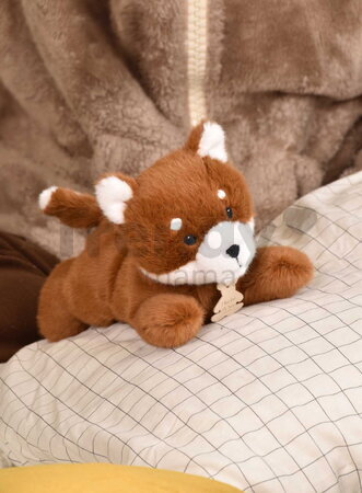 Plyšová panda červená s ťažkým bruškom P'tit Relax Red Panda Histoire d’ Ours oranžová 22 cm od 0 mes