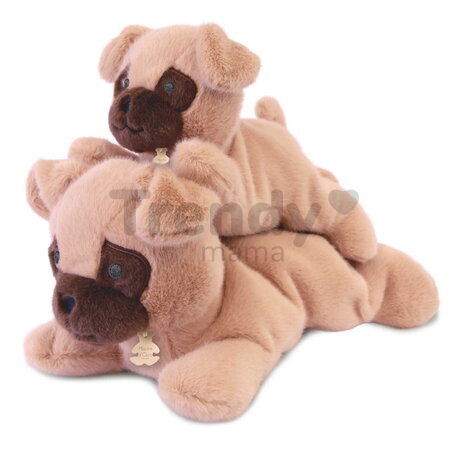 Plyšový psík s ťažkým bruškom P'tit Relax Beige Dog Histoire d’ Ours béžový 30 cm od 0 mes HO3328