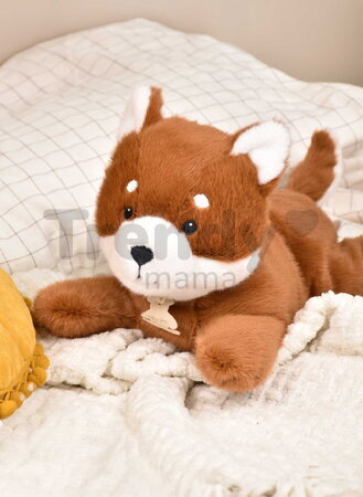 Plyšová panda červená s ťažkým bruškom P'tit Relax Red Panda Histoire d’ Ours oranžová 30 cm od 0 mes