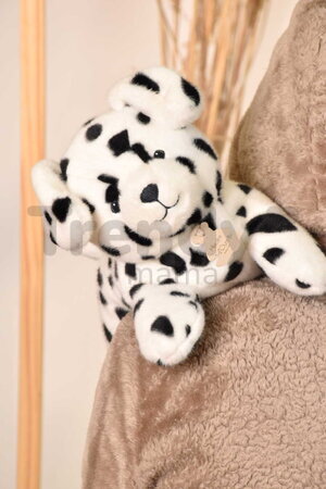 Plyšový psík dalmatín s ťažkým bruškom P'tit Relax Dalmatian Histoire d’ Ours čierno-biely 30 cm od 0 mes HO3327