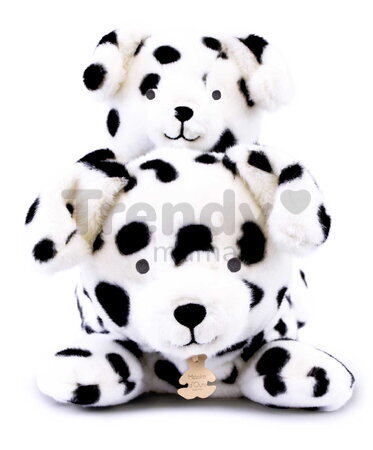 Plyšový psík dalmatín s ťažkým bruškom P'tit Relax Dalmatian Histoire d’ Ours čierno-biely 30 cm od 0 mes HO3327