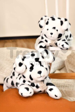 Plyšový psík dalmatín s ťažkým bruškom P'tit Relax Dalmatian Histoire d’ Ours čierno-biely 30 cm od 0 mes HO3327