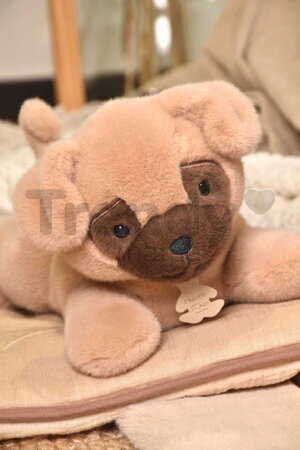 Plyšový psík s ťažkým bruškom P'tit Relax Beige Dog Histoire d’ Ours béžový 30 cm od 0 mes HO3328