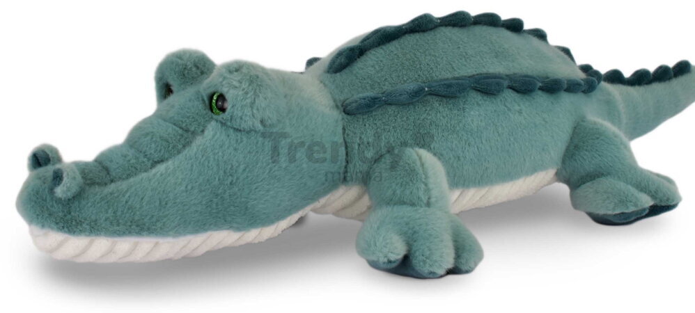 Plyšový krokodíl s ťažkým bruškom Croco Lagoon Les Explorateurs Histoire d’ Ours modrý 95 cm od 0 mes HO3330