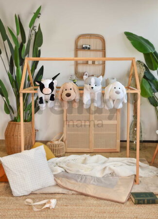 Plyšová kravička The Soft Stretch Cow Histoire d’ Ours čierno-biela 40 cm od 0 mes HO3333