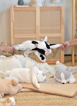 Plyšová kravička The Soft Stretch Cow Histoire d’ Ours čierno-biela 40 cm od 0 mes HO3333