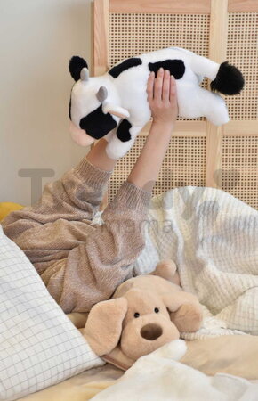 Plyšová kravička The Soft Stretch Cow Histoire d’ Ours čierno-biela 40 cm od 0 mes HO3333