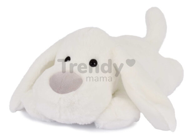Plyšový psík The Soft Stretch Dog White Histoire d’ Ours biely 40 cm od 0 mes HO3334
