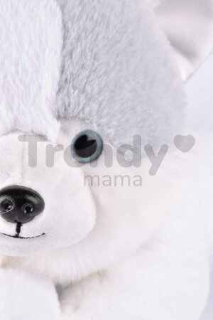 Plyšový psík husky The Soft Stretch Husky Histoire d’ Ours sivo-biely 40 cm od 0 mes HO3335