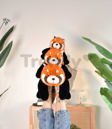 Plyšová panda červená Sierra The Red Panda Histoire d’ Ours oranžová 55 cm od 0 mes HO3341