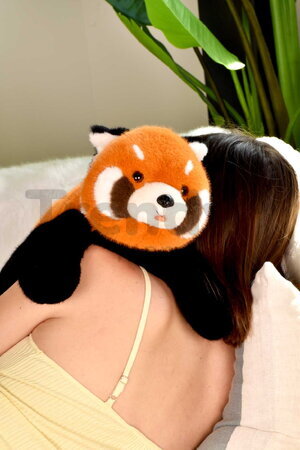 Plyšová panda červená Sierra The Red Panda Histoire d’ Ours oranžová 42 cm od 0 mes HO3340