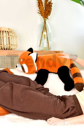 Plyšová panda červená Sierra The Red Panda Histoire d’ Ours oranžová 42 cm od 0 mes HO3340