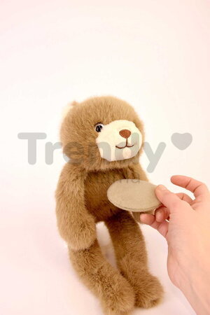 Plyšový medvedík na objímanie The Glue Pots Bear Magnetic Histoire d’ Ours magnetický hnedý 30 cm od 24 mes