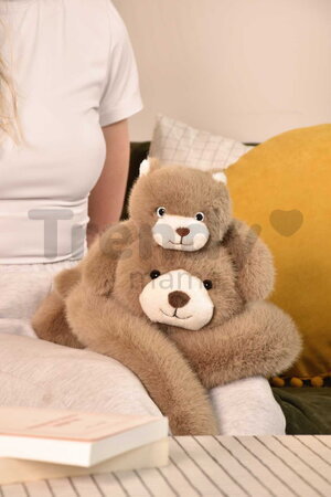 Plyšový medvedík na objímanie The Glue Pots Bear Histoire d’ Ours hnedý 40 cm od 24 mes