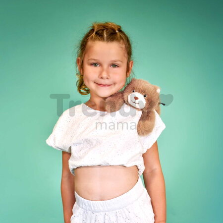 Plyšový medvedík na objímanie The Glue Pots Bear Magnetic Histoire d’ Ours magnetický hnedý 30 cm od 24 mes