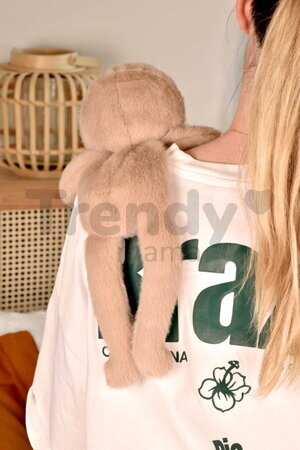 Plyšový leňochod na objímanie The Glue Pots Sloth Magnetic Histoire d’ Ours magnetický hnedý 30 cm od 24 mes