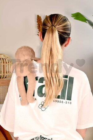 Plyšový leňochod na objímanie The Glue Pots Sloth Magnetic Histoire d’ Ours magnetický hnedý 30 cm od 24 mes