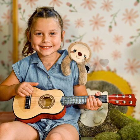 Plyšový leňochod na objímanie The Glue Pots Sloth Magnetic Histoire d’ Ours magnetický hnedý 30 cm od 24 mes