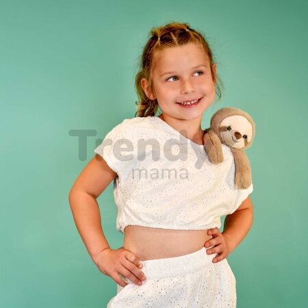 Plyšový leňochod na objímanie The Glue Pots Sloth Magnetic Histoire d’ Ours magnetický hnedý 30 cm od 24 mes