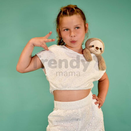 Plyšový leňochod na objímanie The Glue Pots Sloth Magnetic Histoire d’ Ours magnetický hnedý 30 cm od 24 mes