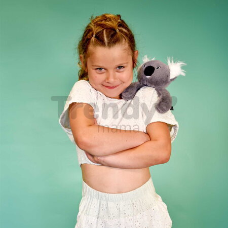 Plyšová koala na objímanie The Glue Pots Koala Bear Magnetic Histoire d’ Ours magnetická sivá 30 cm od 24 mes