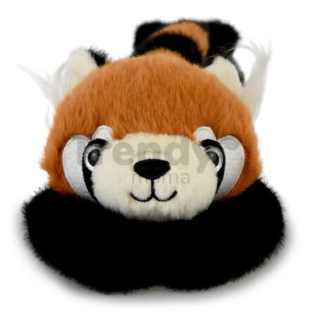 Plyšová panda červená na objímanie The Glue Pots Red Panda Magnetic Histoire d’ Ours magnetická oranžová 30 cm od 24 mes