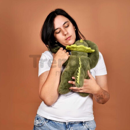 Plyšový dinosaurus na objímanie The Glue Pots Dino Histoire d’ Ours zelený 40 cm od 24 mes