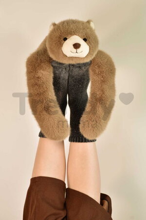 Plyšový medvedík na objímanie The Glue Pots Bear Histoire d’ Ours hnedý 40 cm od 24 mes