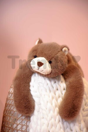 Plyšový medvedík na objímanie The Glue Pots Bear Histoire d’ Ours hnedý 40 cm od 24 mes