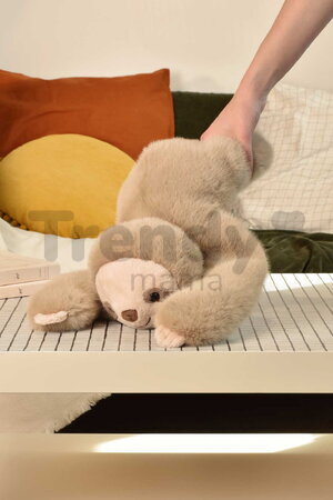 Plyšový leňochod na objímanie The Glue Pots Sloth Histoire d’ Ours hnedý 40 cm od 24 mes