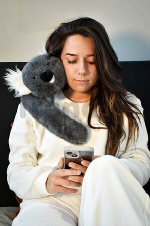 Plyšová koala na objímanie The Glue Pots Koala Bear Histoire d’ Ours sivá 40 cm od 24 mes