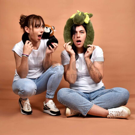 Plyšový dinosaurus na objímanie The Glue Pots Dino Histoire d’ Ours zelený 40 cm od 24 mes