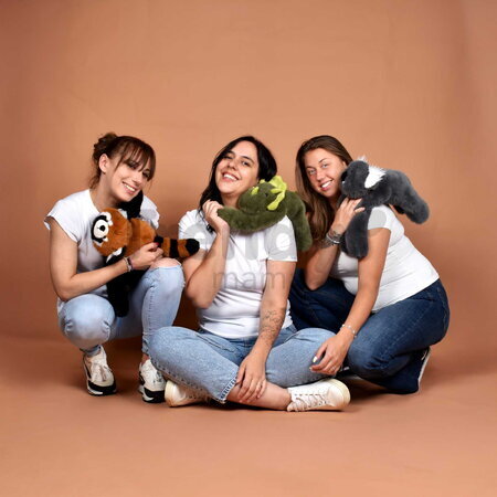 Plyšový dinosaurus na objímanie The Glue Pots Dino Histoire d’ Ours zelený 40 cm od 24 mes