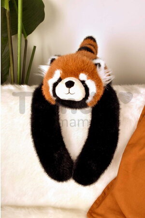 Plyšová panda červená na objímanie The Glue Pots Red Panda Histoire d’ Ours oranžová 40 cm od 24 mes