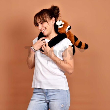 Plyšová panda červená na objímanie The Glue Pots Red Panda Histoire d’ Ours oranžová 40 cm od 24 mes