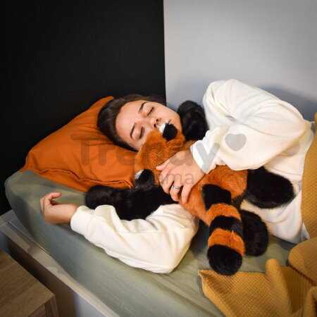 Plyšová panda červená na objímanie The Glue Pots Red Panda Histoire d’ Ours oranžová 40 cm od 24 mes