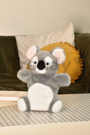 Plyšová koala na bábkové divadlo The Glue Pots Koala Puppet Histoire d’ Ours sivá 24 cm od 0 mes HO3369