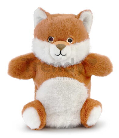 Plyšová líška na bábkové divadlo The Glue Pots Fox Puppet Histoire d’ Ours oranžová 24 cm od 0 mes HO3370